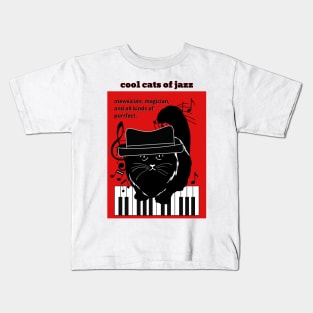 Cool Cats of Jazz Kids T-Shirt